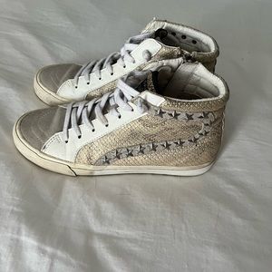 gold vintage havana high tops